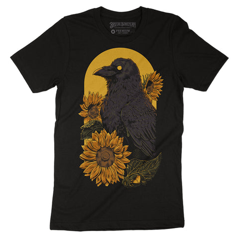 PREORDER Sunflower Raven Shirt - Brutal Bohemian
