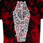 Tie Dye Memento Mori Hoodie - Brutal Bohemian