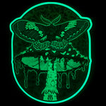 Glow in the Dark Mothshroom Sticker - Brutal Bohemian