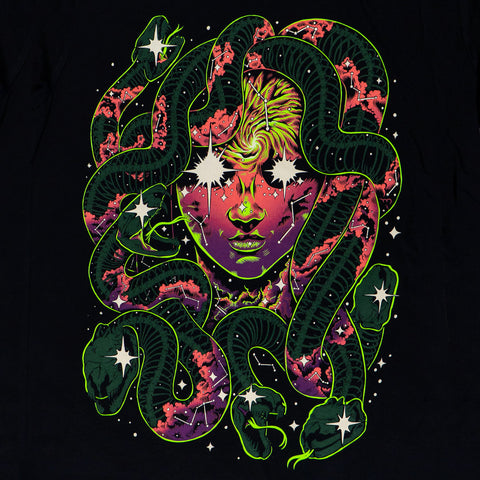 Sunset Celestial Medusa Shirt - Brutal Bohemian
