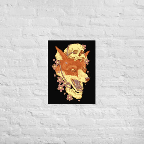 Fox Skull Print - Brutal Bohemian