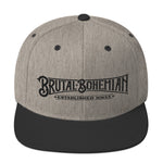 Brutal Bohemian Logo Snapback Hat - Brutal Bohemian